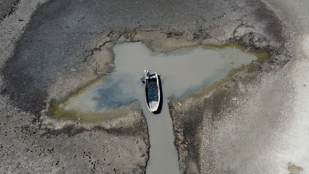 Rusanda lake in Serbia